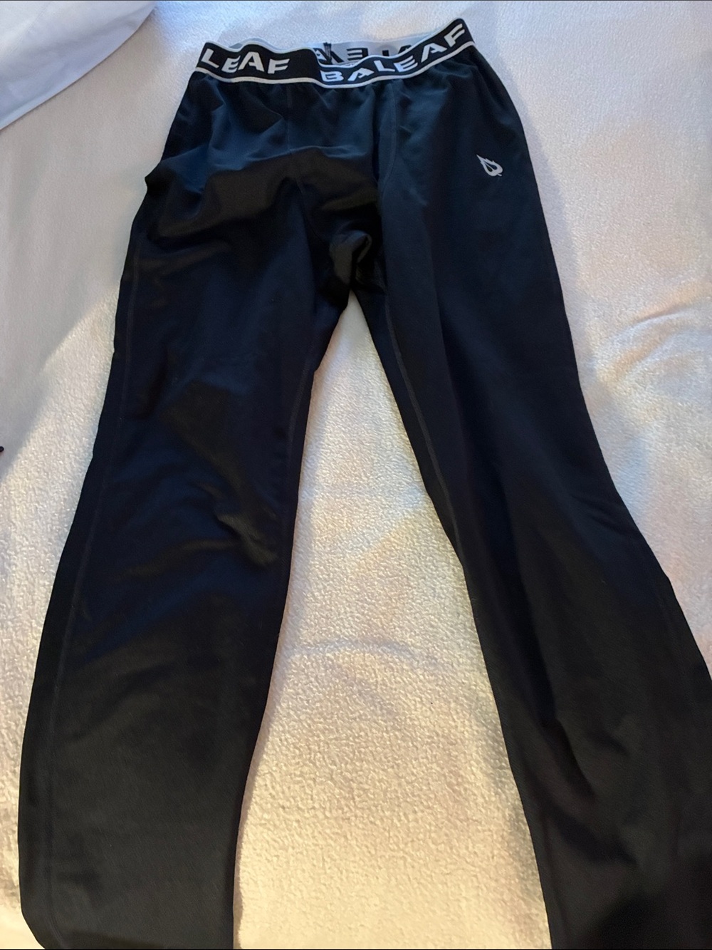 Baleaf Black Kids Athletic Leggings
